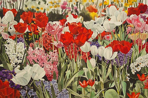 Tulips with Hyacinth