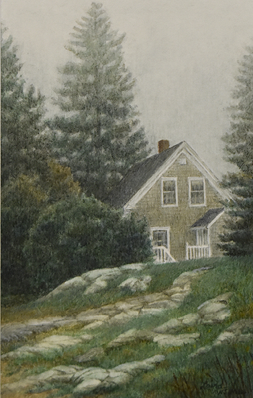 House in Fog