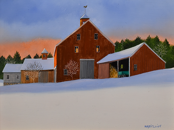 Barns in Winter