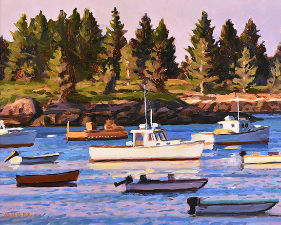 Outer Harbor, Vinalhaven, 7 AM